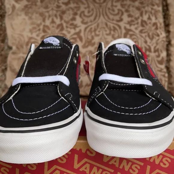 Vans Sk8-Low Leather black/chili pepper MENS