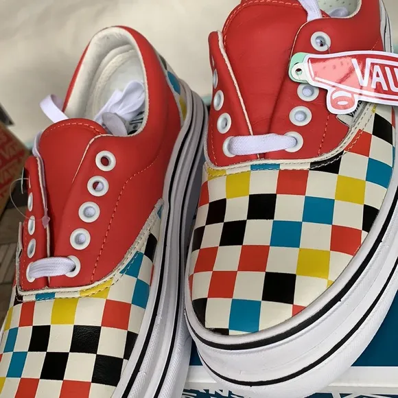 VANS SUPER COMFYCUSH E CHECKERED/LEATHER LOLPOP WM