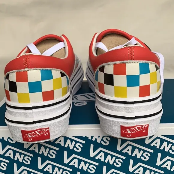 VANS SUPER COMFYCUSH E CHECKERED/LEATHER LOLPOP WM