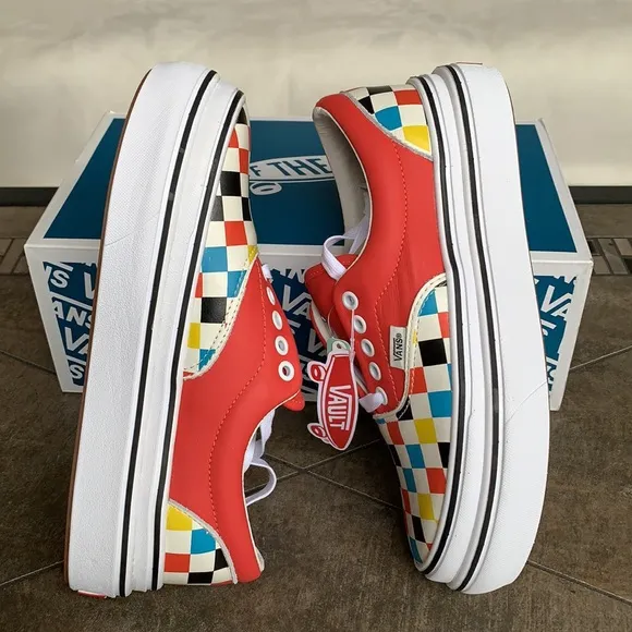 VANS SUPER COMFYCUSH E CHECKERED/LEATHER LOLPOP WM