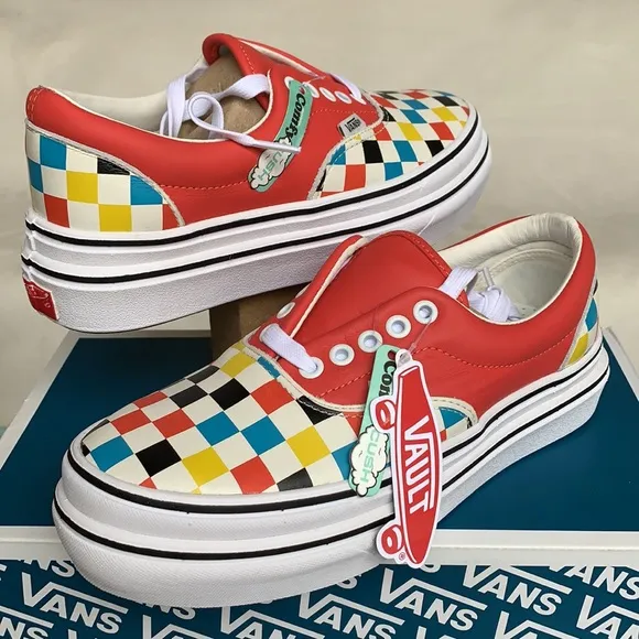 VANS SUPER COMFYCUSH E CHECKERED/LEATHER LOLPOP WM