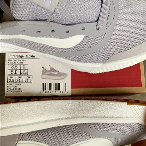 VANS ULTRARANGE RAPIDW LILAC GREY/TRUE WHITE WMNS