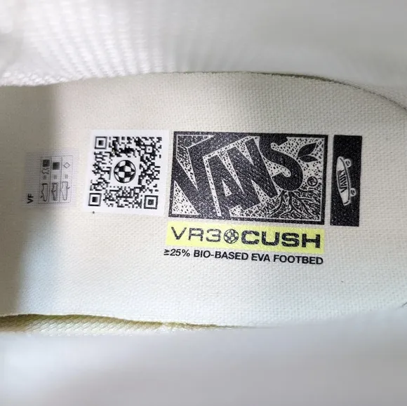 Vans Vault SK8-Hi WP VR3Cush LX Patchwork White Marshmallow Skateboard shoes 7.5