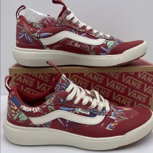 Vans WMNS Red Floral Sneakers Ultrarange Exo (Hawaiianjngl)ChlolmshmVN0A4UWMAMX