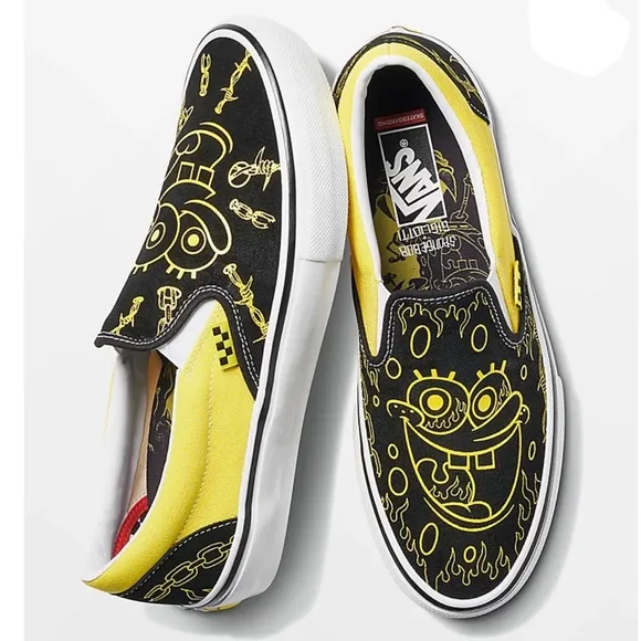 VANS x SPONGEBOB SQUAREPANTS | Gigliotti Slip-On Skate Shoes