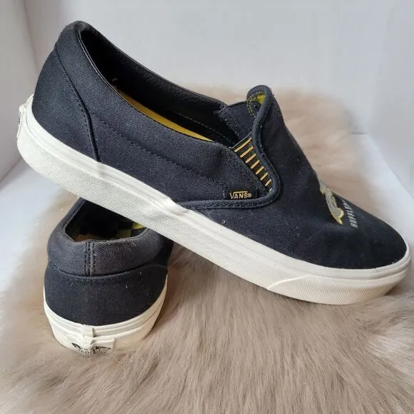 VANS X Harry Potter Hufflepuff Classic Slip-on Sneaker Shoes Size 12