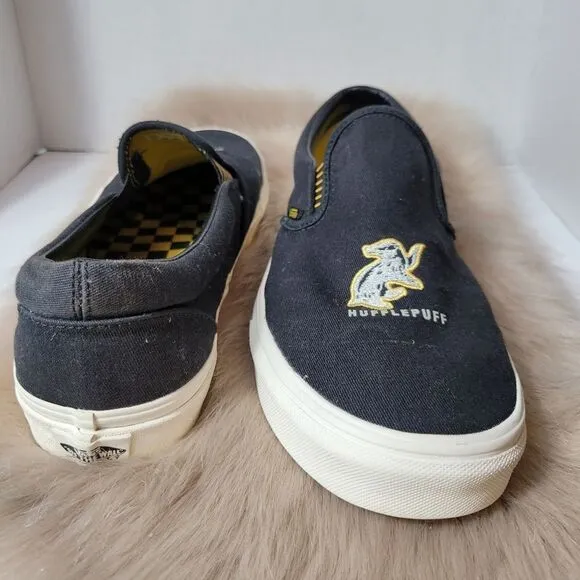 VANS X Harry Potter Hufflepuff Classic Slip-on Sneaker Shoes Size 12