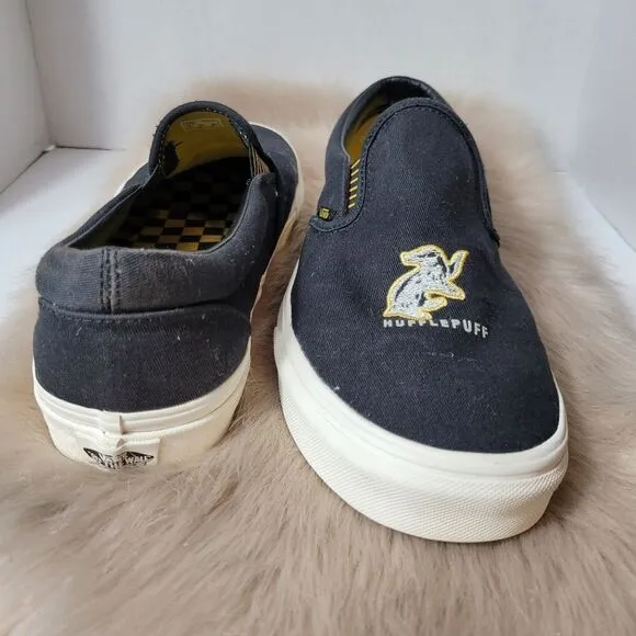 VANS X Harry Potter Hufflepuff Classic Slip-on Sneaker Shoes Size 12