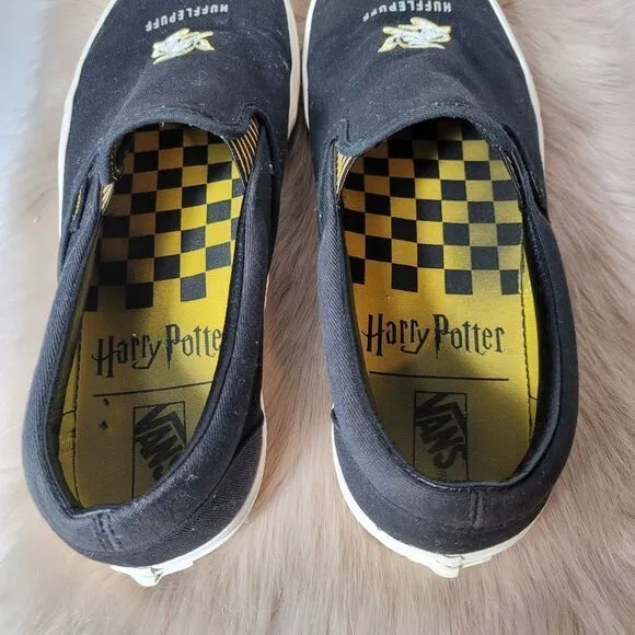 VANS X Harry Potter Hufflepuff Classic Slip-on Sneaker Shoes Size 12