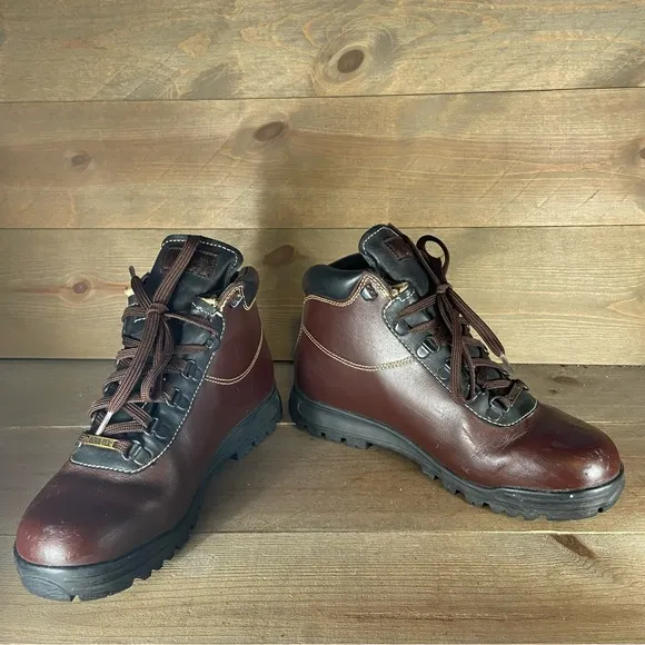 vasque sundowner womens size 7 shoes brown leather hiking comfort boots