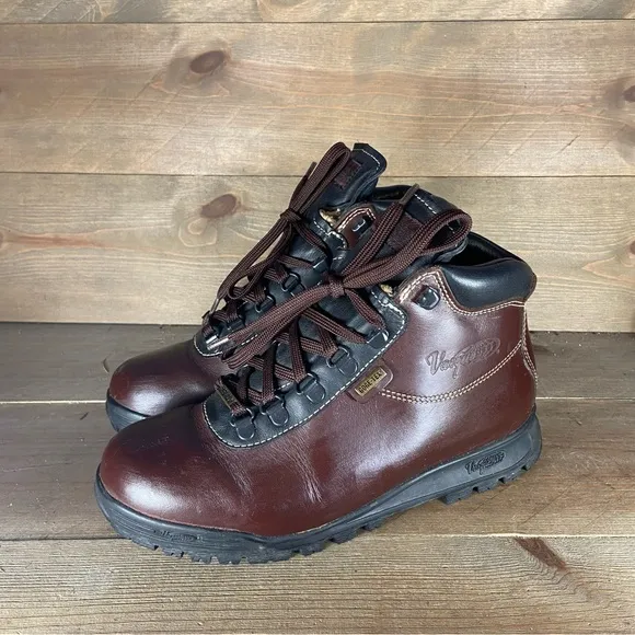vasque sundowner womens size 7 shoes brown leather hiking comfort boots