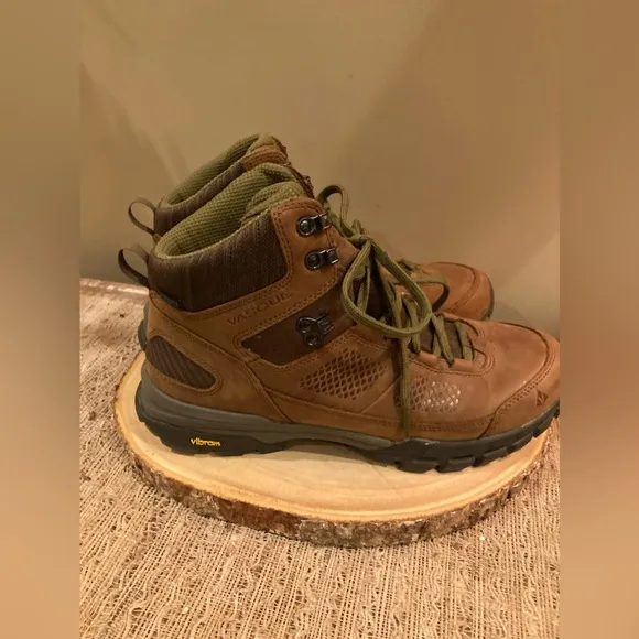 Vasque Talus AT UltraDry Men's Hiking Boots, Dark Earth/Avocado 11.5 Vibram