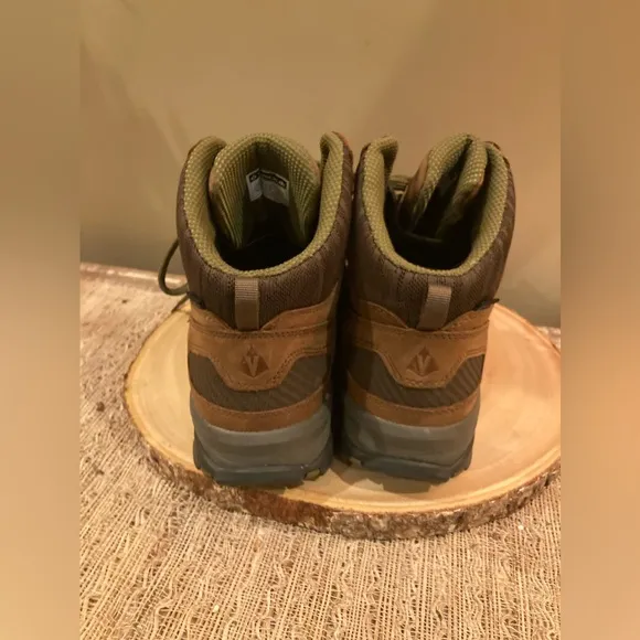 Vasque Talus AT UltraDry Men's Hiking Boots, Dark Earth/Avocado 11.5 Vibram