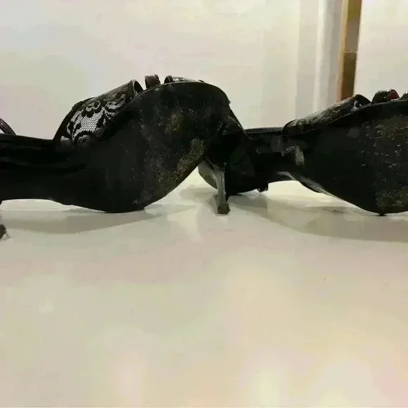 Versace Jeans Couture Patent Leather Sandals