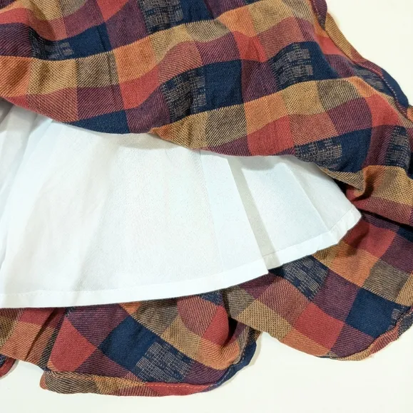 VIGNETTE, Debbie Dress, Red/Navy Plaid, Size 2