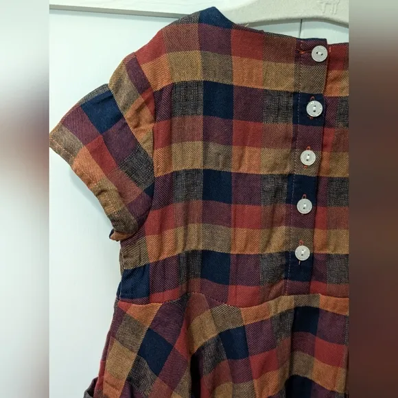 VIGNETTE, Debbie Dress, Red/Navy Plaid, Size 2