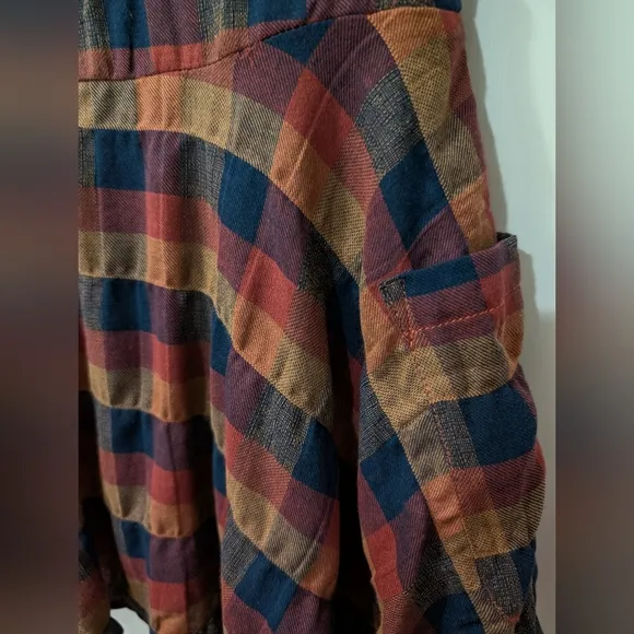 VIGNETTE, Debbie Dress, Red/Navy Plaid, Size 2