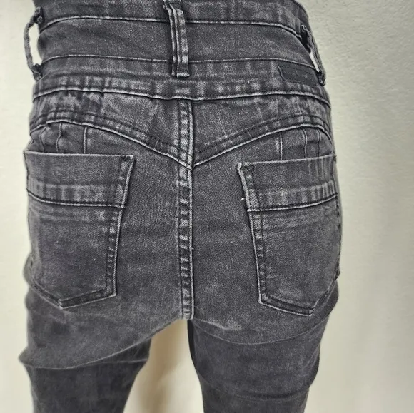 Vince Blue High Waist Black Skinny Jeans Size 5