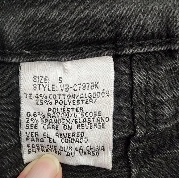 Vince Blue High Waist Black Skinny Jeans Size 5