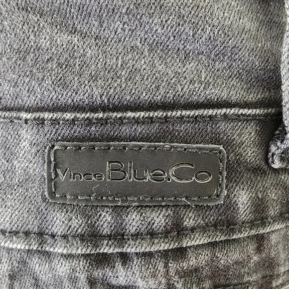 Vince Blue High Waist Black Skinny Jeans Size 5