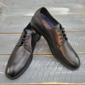 Vince Camuto Lyre Derby Dress Shoe Black Leather Men's Size‎ 9 NIB