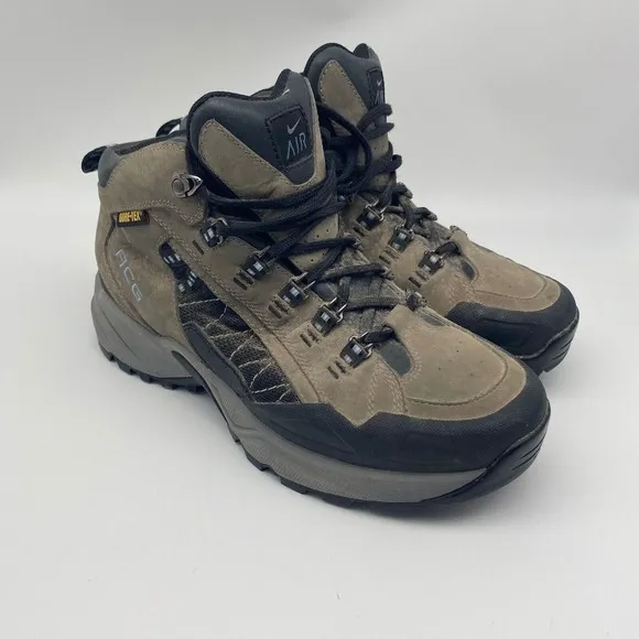 Vintage 2003 Nike ACG‎ Air Wallowa Mid II Hiking Boots Vibram Gore-Tex Mens 9