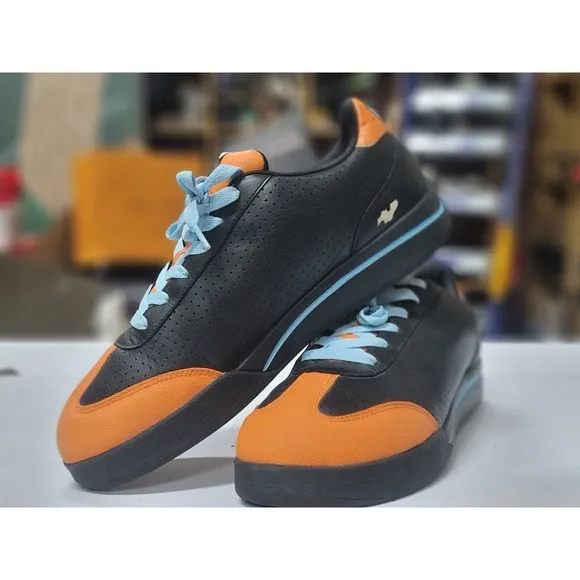 Vintage Billionaire Boys Club Ice Cream Black &amp; Orange Board Flip Sneakers Sz 13