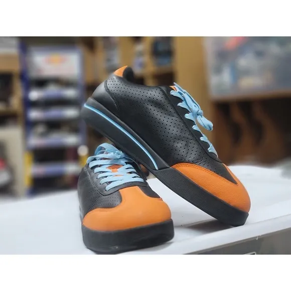 Vintage Billionaire Boys Club Ice Cream Black &amp; Orange Board Flip Sneakers Sz 13