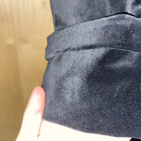 Vintage Black Velvet Coat