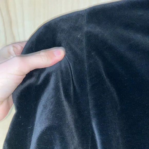 Vintage Black Velvet Coat