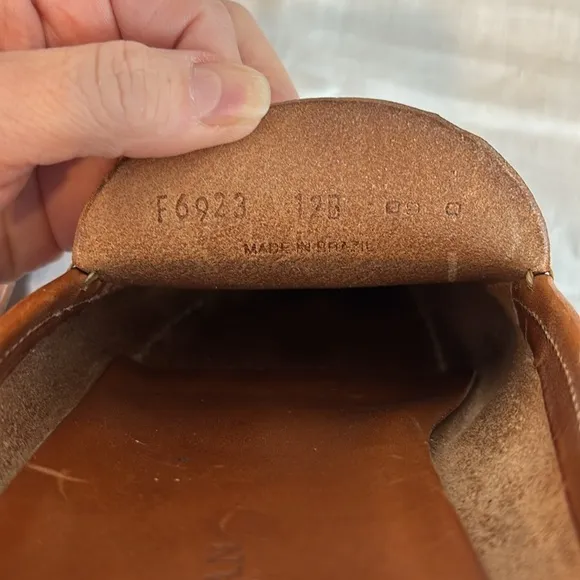 Vintage Cole Haan Country Leather Mule Size 12 B