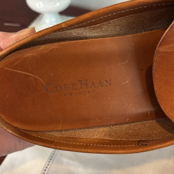 Vintage Cole Haan Country Leather Mule Size 12 B