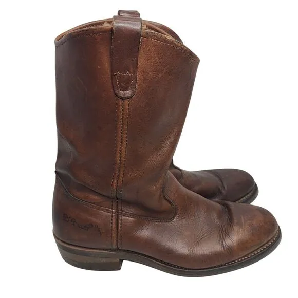 Vintage DD Tuff Leather Men's Work Boot with Good Year Oil Resistant Soles 10.5M