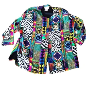 Vintage Diane Fres Original jacket/ top/ oversized shirt dress