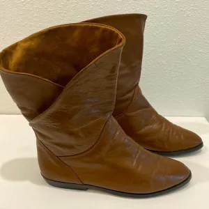 Vintage Italian Leather Boots /Size 7