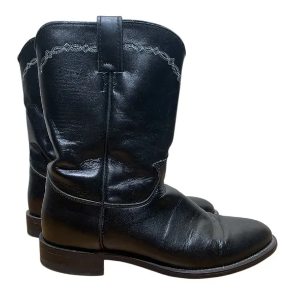 Vintage Justin Roper #3233 Western Boots Sz 9.5