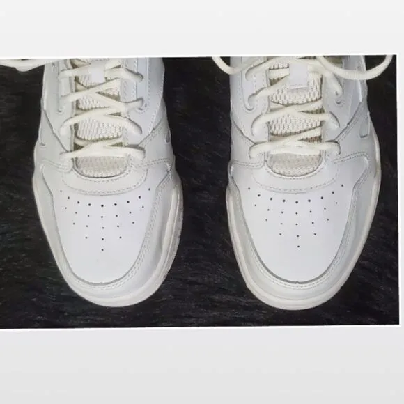 Vintage New Reebok Shoes Men White High Top BB4500 Active Athletic Rare