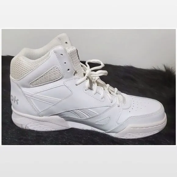 Vintage New Reebok Shoes Men White High Top BB4500 Active Athletic Rare