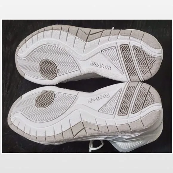 Vintage New Reebok Shoes Men White High Top BB4500 Active Athletic Rare
