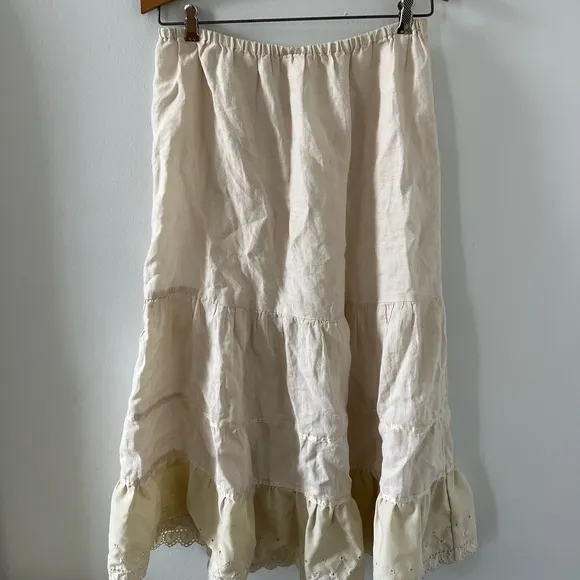 Vintage Petticoat Tiered Skirt. Can be worn as a petticoat or by itself.
