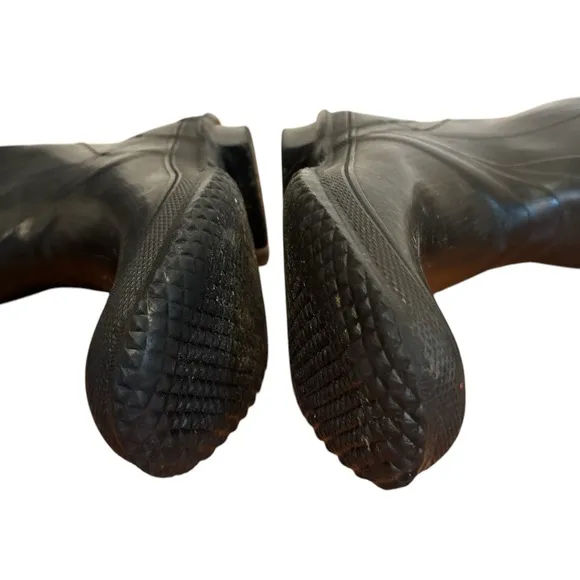 VINTAGE SEARS &amp; ROEBUCK WEARMASTER 424 RUBBER BLACK TALL BOOTS GORPGORE SZ 11.5