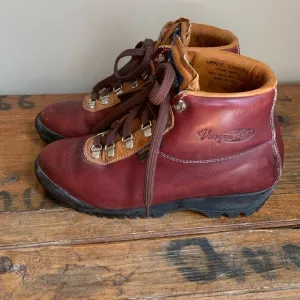 Vintage Vasque Skywalk Sundowner Leather Gore Tex Hiking Boots Women 7 Italy