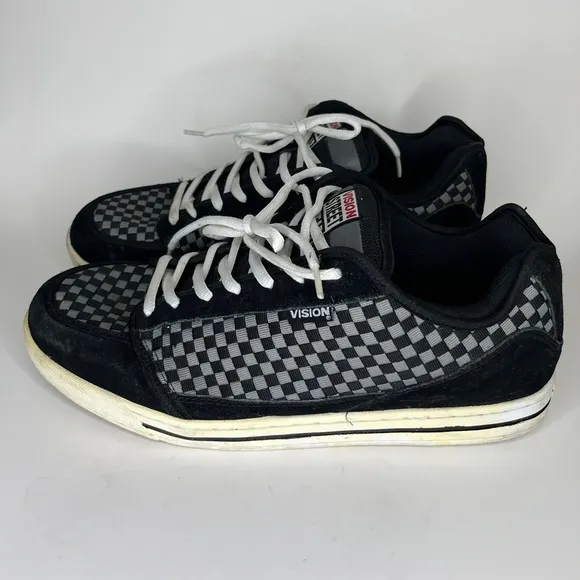 vision street wear shoes Lace Up Casual Skateboarding Sneakers Men Sz 48 US 13