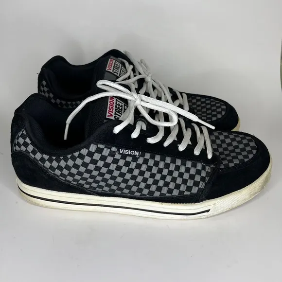 vision street wear shoes Lace Up Casual Skateboarding Sneakers Men Sz 48 US 13