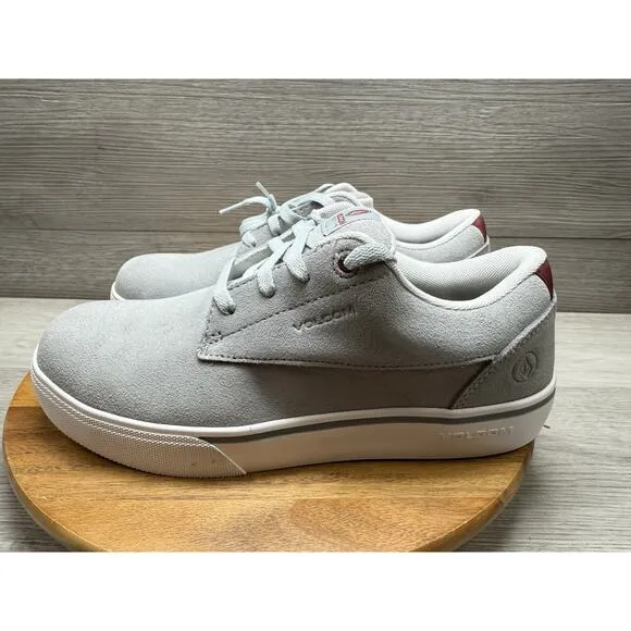 Volcom Gray White Outdoor Composite Steel Toe Safety Men's Work Shoe 8.5 W