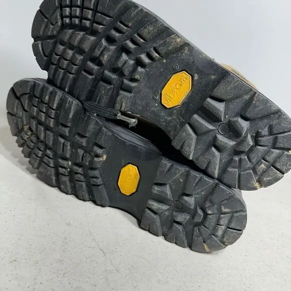 Vtg LL Bean Gore-Tex Mountaineering Leather Hiking Boots Vibram Men’s Size 7,5