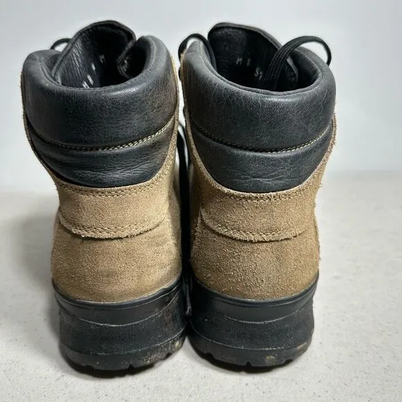 Vtg LL Bean Gore-Tex Mountaineering Leather Hiking Boots Vibram Men’s Size 7,5