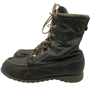 VTG TED WILLIAMS Mens Size 8 Leather Hunting Hiking Combat Boots Lace Up. #30