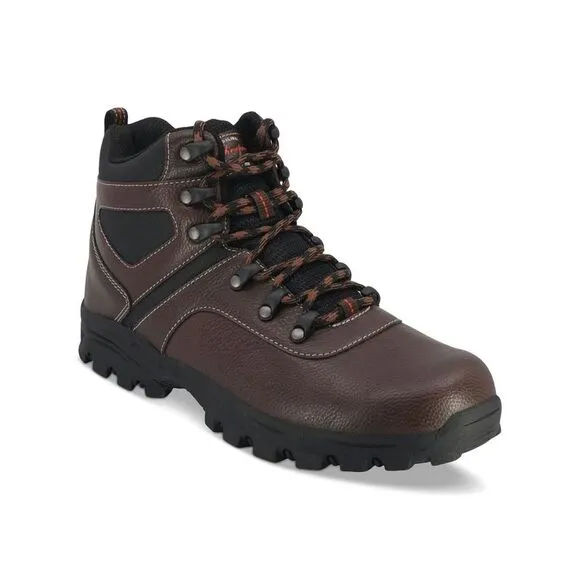 WEATHERPROOF VINTAGE Mens Brown 1 Platform Jasper Block Heel Hiking Boots 9 M
