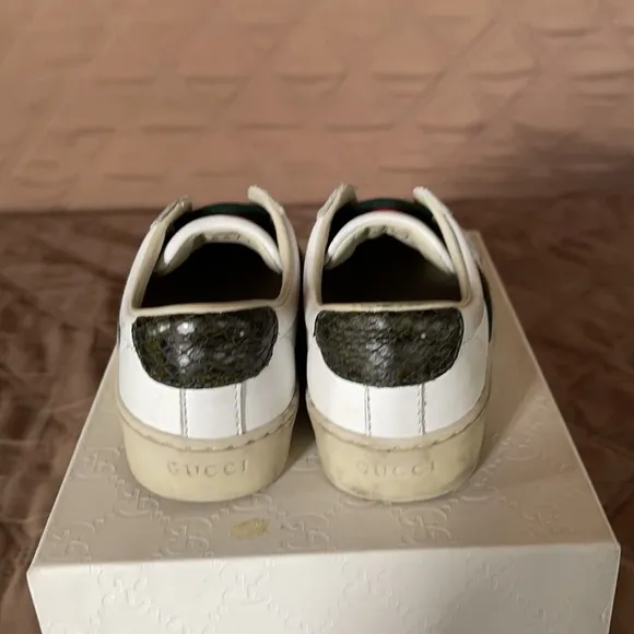 White Gucci sneakers